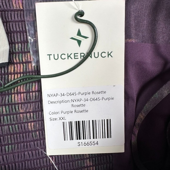 NWT Tuckernuck Naomi Midi Dress A Line Floral Purple Rosette Amethyst -‎ XXL - Picture 14 of 16